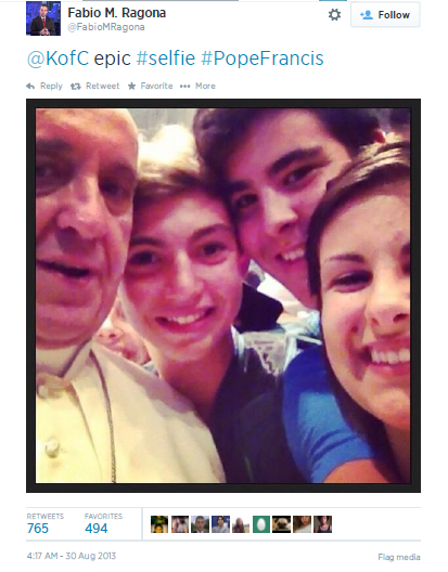 Pope Francis Selfie