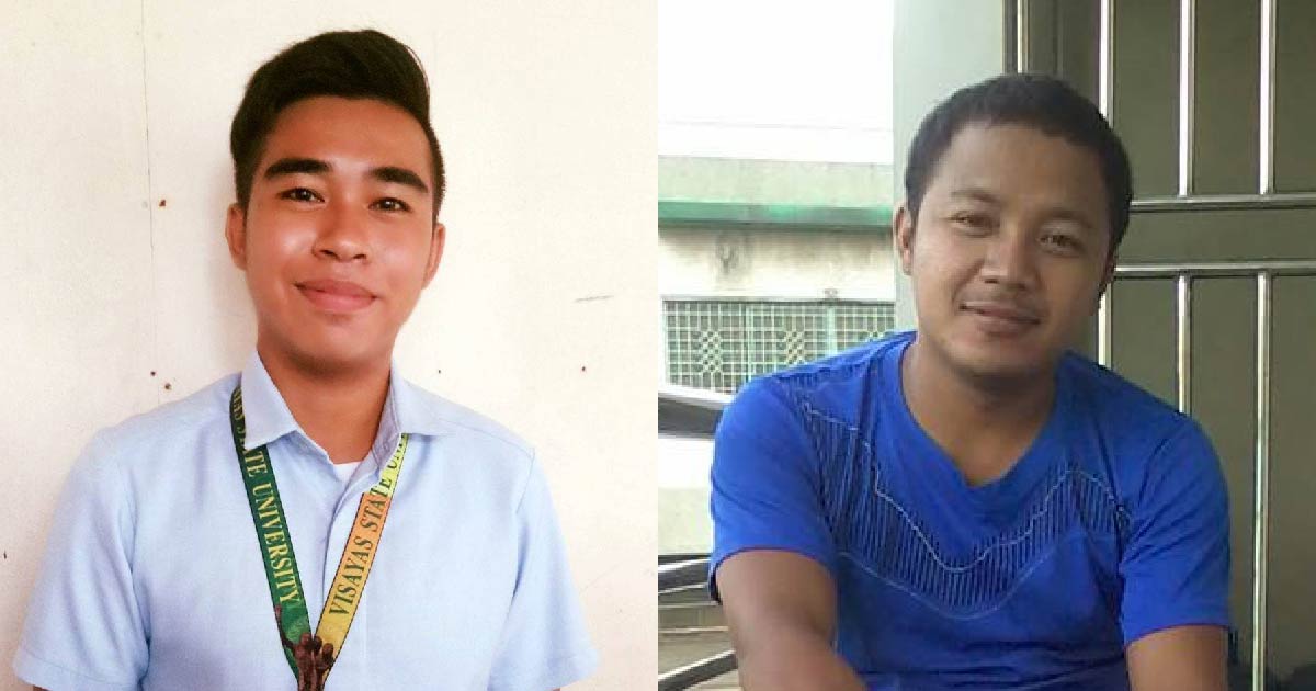 HEAD-ON COLLISION. Daryl Salidaga (left) died, while Esteban Jandoc (right) is in critical condition after their motorcycle crashed with truck in Ormoc City. Photos from their Facebook accounts.